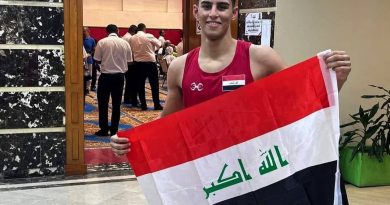ملاكم عراقي يتأهل الى دور نصف نهائي بطولة العرب للملاكمة