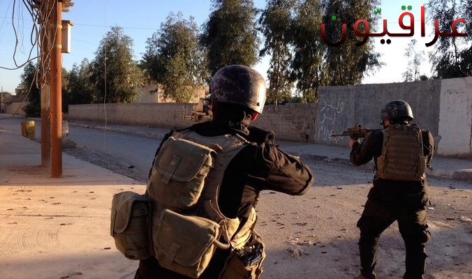 قوات مكافحة الارهاب تتقدم في أحياء الأمن والمصارف والقاهرة شمال شرقي الموصل