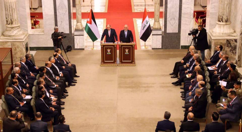 العبادي: اتفاق قريب مع الأردن لمد خط أنابيب لنقل النفط والغاز