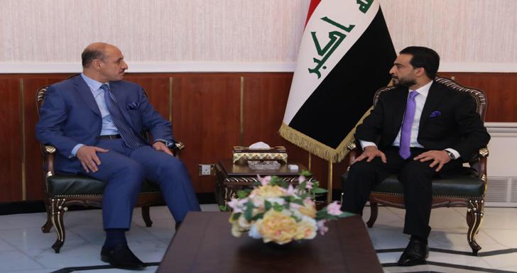 الحلبوسي ودرجال يبحثان سبل النهوض بالواقع الرياضي