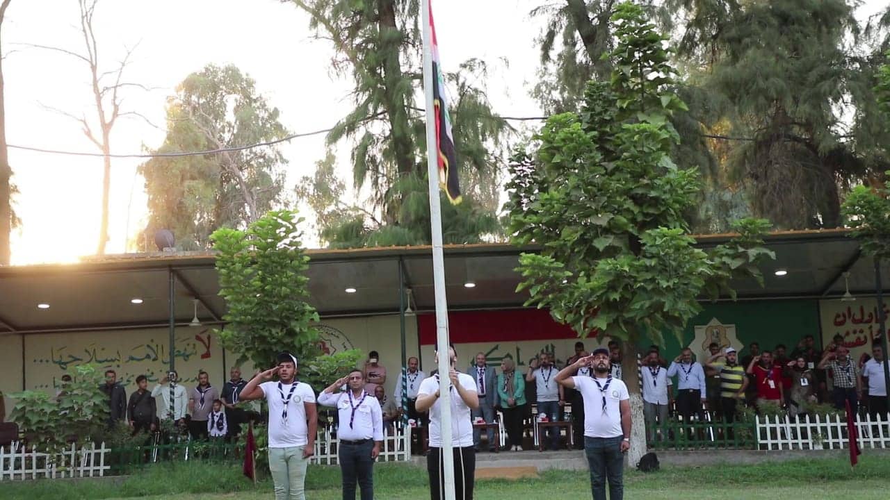 بالتعاون والتنسيق مع تربية نينوى  اختتام فعاليات المهرجان الكشفي القطري الأول الذي اقيم برعاية وزارة الشباب والرياضة