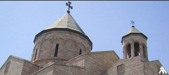 الشروع باعمار اقدم كنيسة في الموصل القديمة