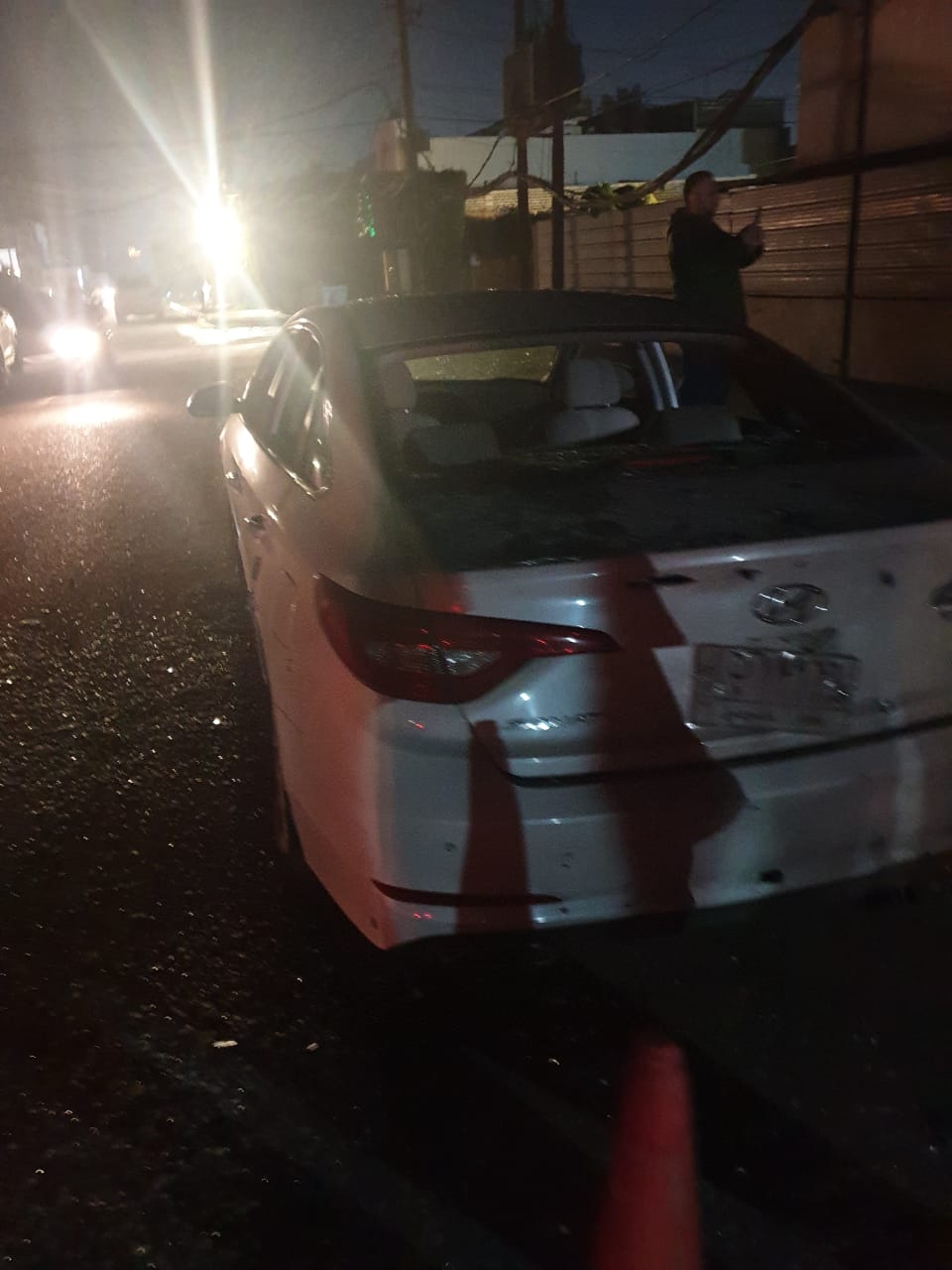 بالصور سقوط صواريخ كاتيوشا في المنطقة الخضراء وسط بغداد