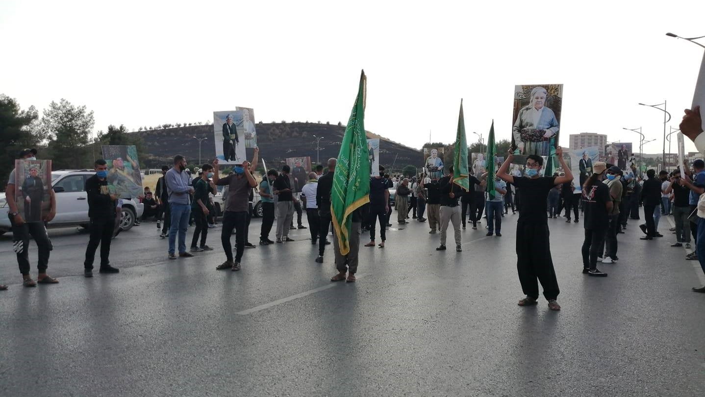 تشييع جثمان شيخ الطريقة الكسنزانية في محافظة السليمانية (صور وفيديو)