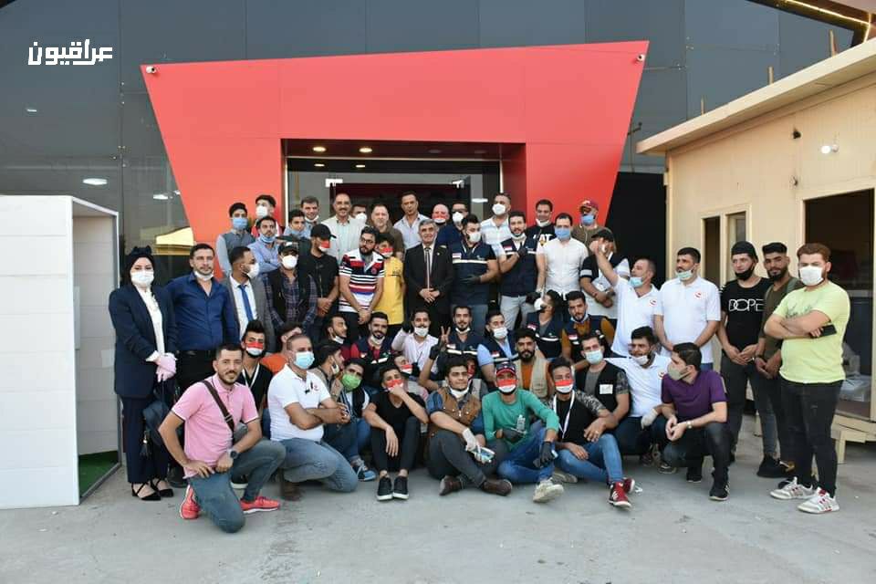 “فريق التعامل مع الكوارث” شباب نينوى يستنفرون جهودهم لمواجهة الجائحة بنشاط تطوعي