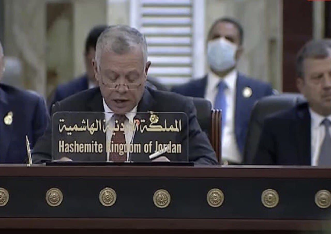 كلمة العاهل الاردني في قمة بغداد :  دعم العراق من الأولويات