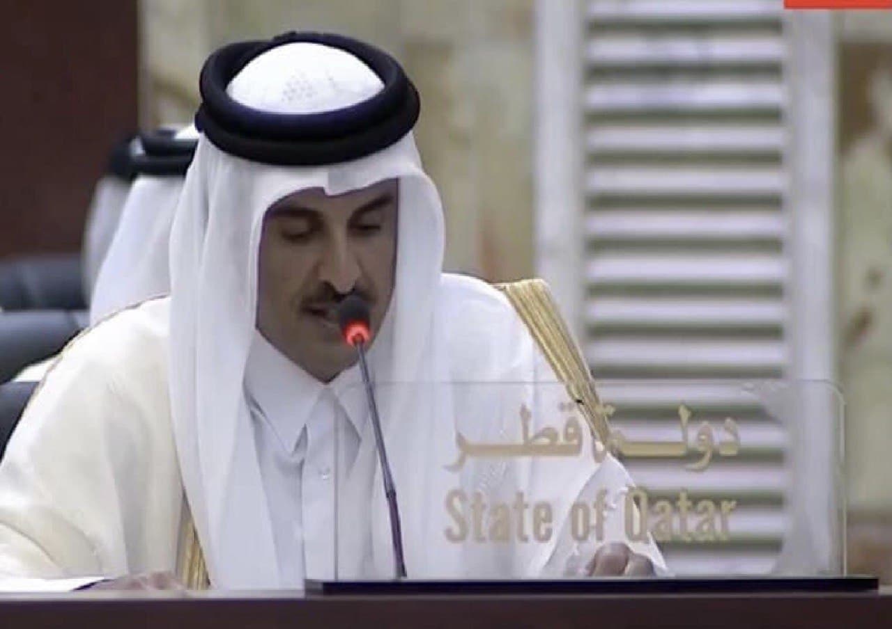 كلمة امير قطر في قمة بغداد: العراق مؤهل في ارساء السلم في المنطقة