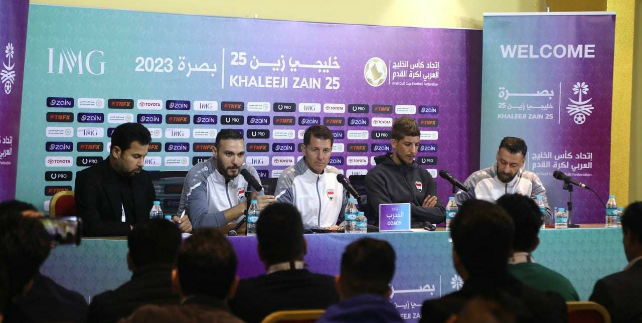 مدرب منتخبنا الوطني كاساس في المؤتمر الصحفي لمباراة اليمن