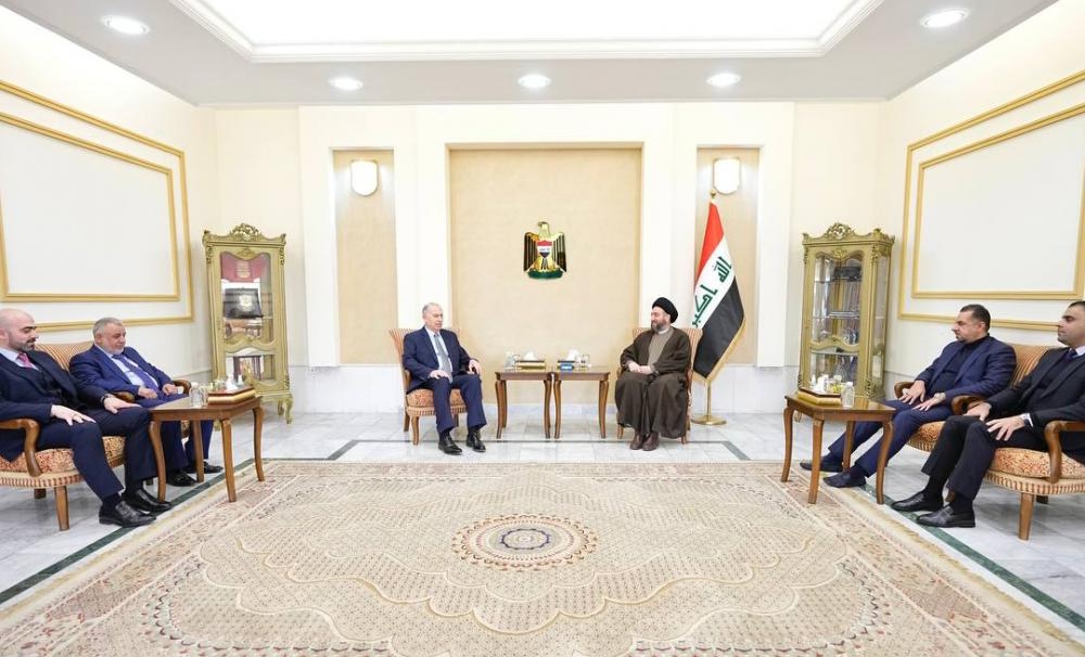 النجيفي والحكيم يؤكدان أهمية تضافر جهود الجميع لإنجاح الحكومة الحالية