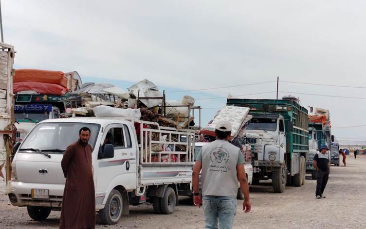 الأمم المتحدة تدعو لضمان سلامة 342 عائلة “اضطرت” لمغادرة مخيم الجدعة 5 بعد إغلاقه