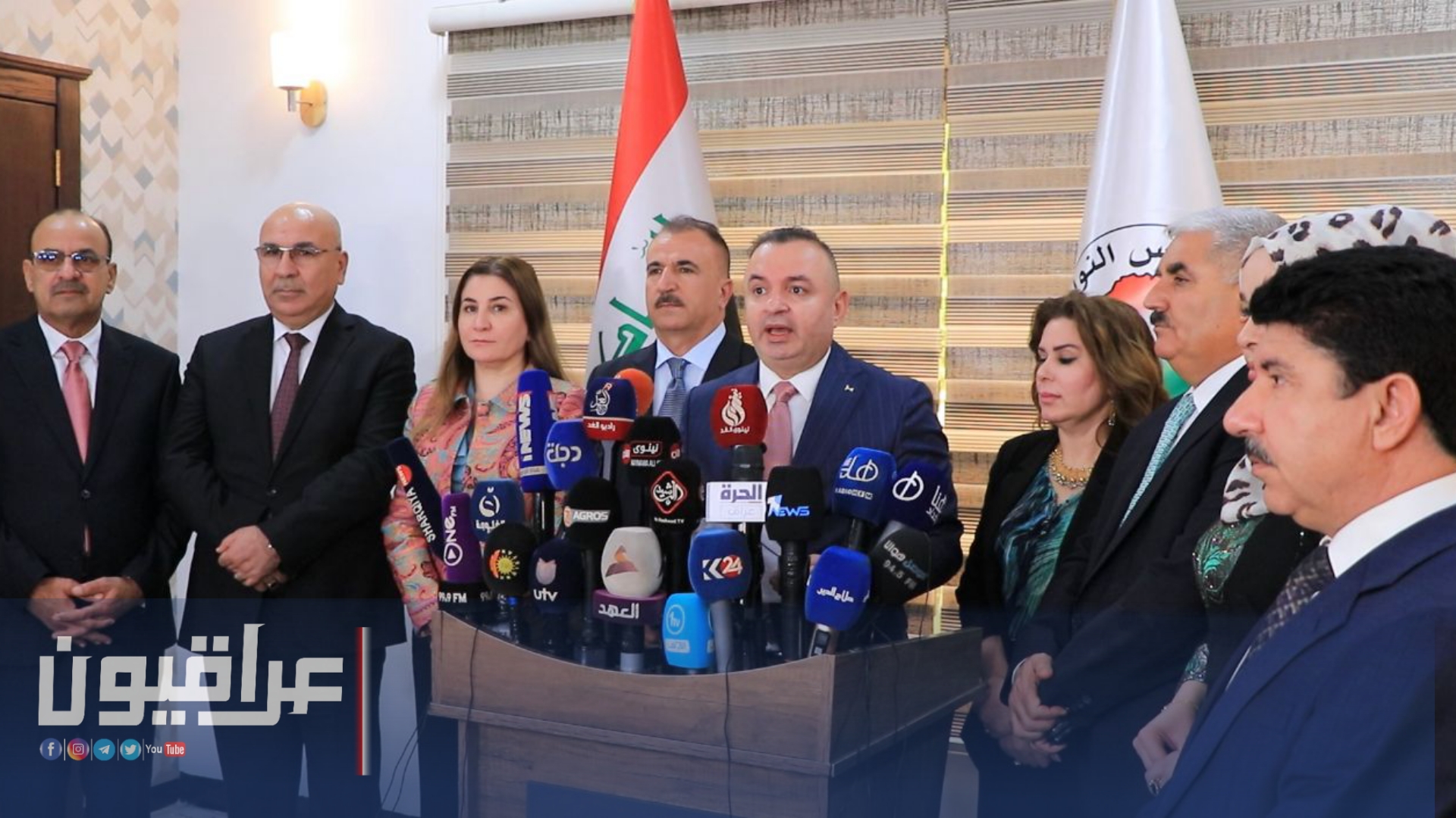 نواب الديمقراطي الكوردستاني عن نينوى يعقدون مؤتمرا صحفيا لتناول مستجدات اوضاع سهل نينوى