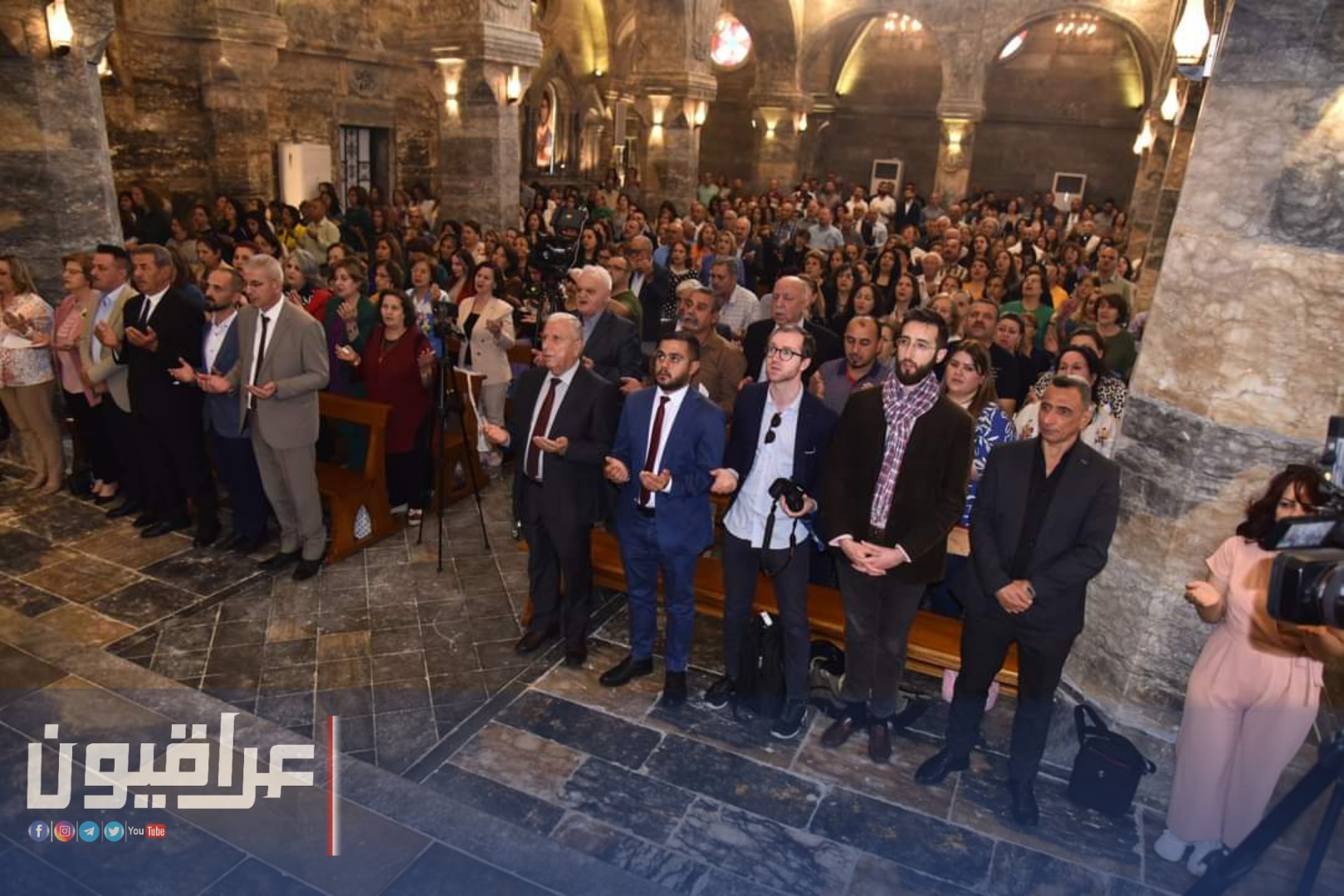 افتتاح كنيسة مار توما في أيمن مدينة الموصل