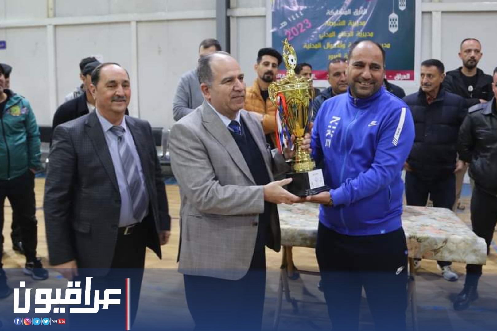فريق مديرية الجنسية يتوج بطلاً لبطولة المحبة الرمضانية لكرة الصالات