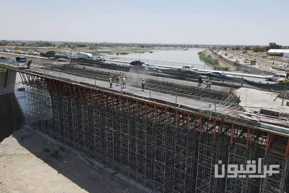 إنجاز 88% من مشروع جسر الموصل الرابع
