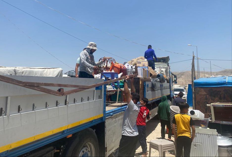 الهجرة عودة (108) نازحين من مخيمات دهوك إلى مناطقهم في نينوى