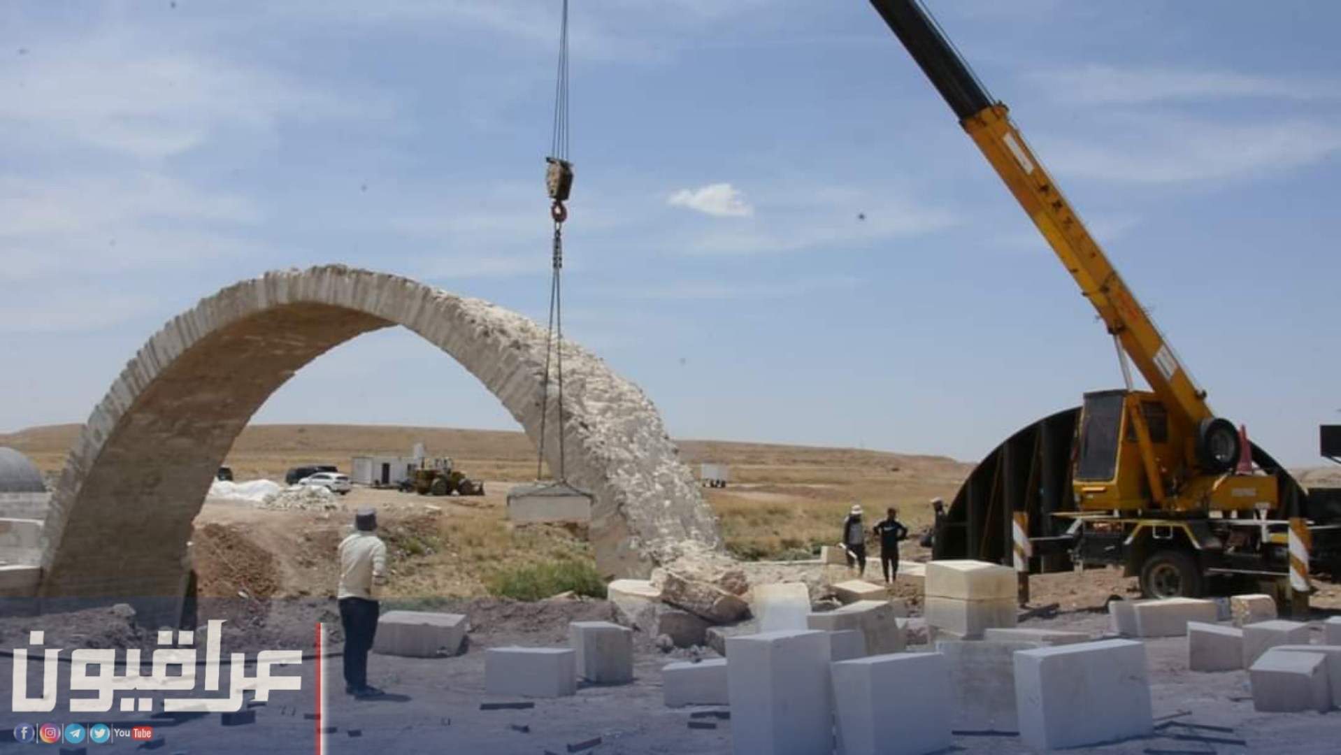 القنطرة العباسية في الموصل تأخذ حصتها من التأهيل والإعمار