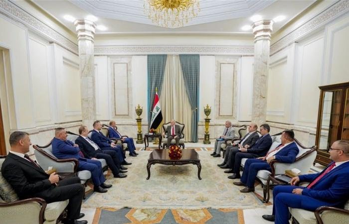 رئيس الجمهورية يشدد على ضرورة المعالجة المستمرة لسد الموصل