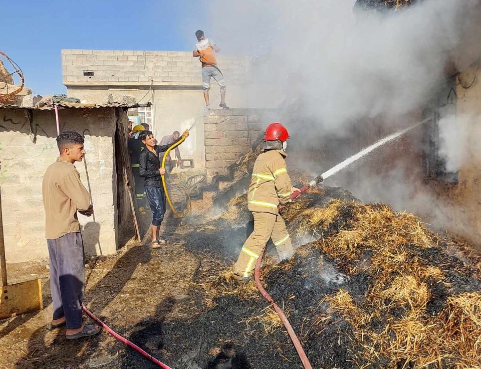 حرائق بعدة مدن عراقية وحالة اختناق في نينوى