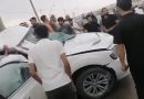 مصرع ضابط وإصابة جندي بحادث مروري جنوب الموصل (فيديو)