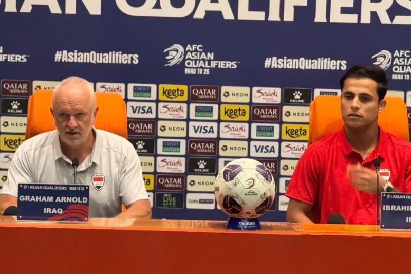أرنولد: لا ضغوط على لاعبينا.. وأيمن حسين جاهز لمواجهة السعودية