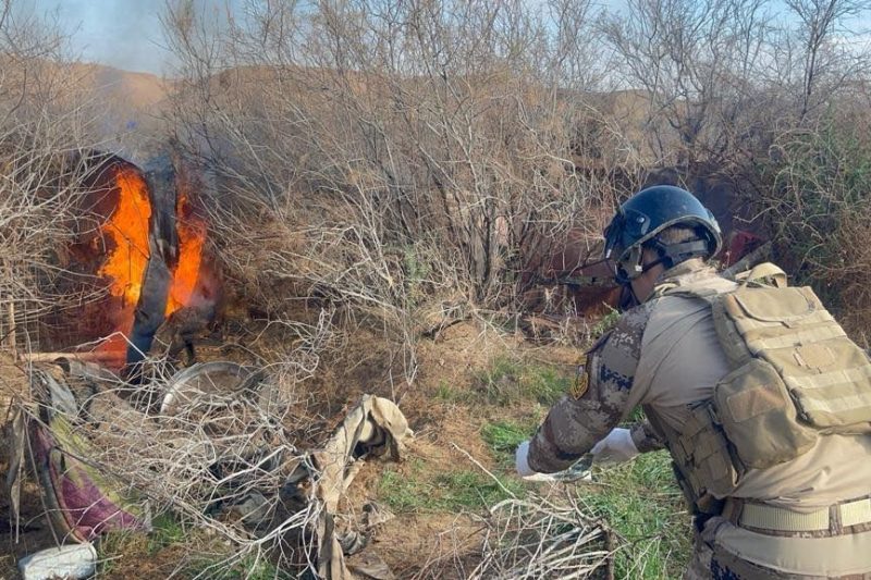 عملية أمنية واسعة في وادي زغيتون تسفر عن مقتل 4 إرهابيين وتدمير مواقعهم