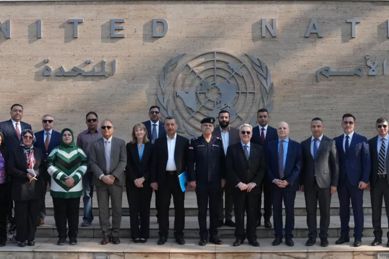 العراق يتسلم مجمع الامم المتحدة في بغداد