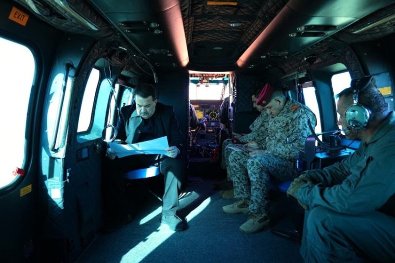 السوداني يستطلع الشريط الحدوديّ العراقيّ السوريّ